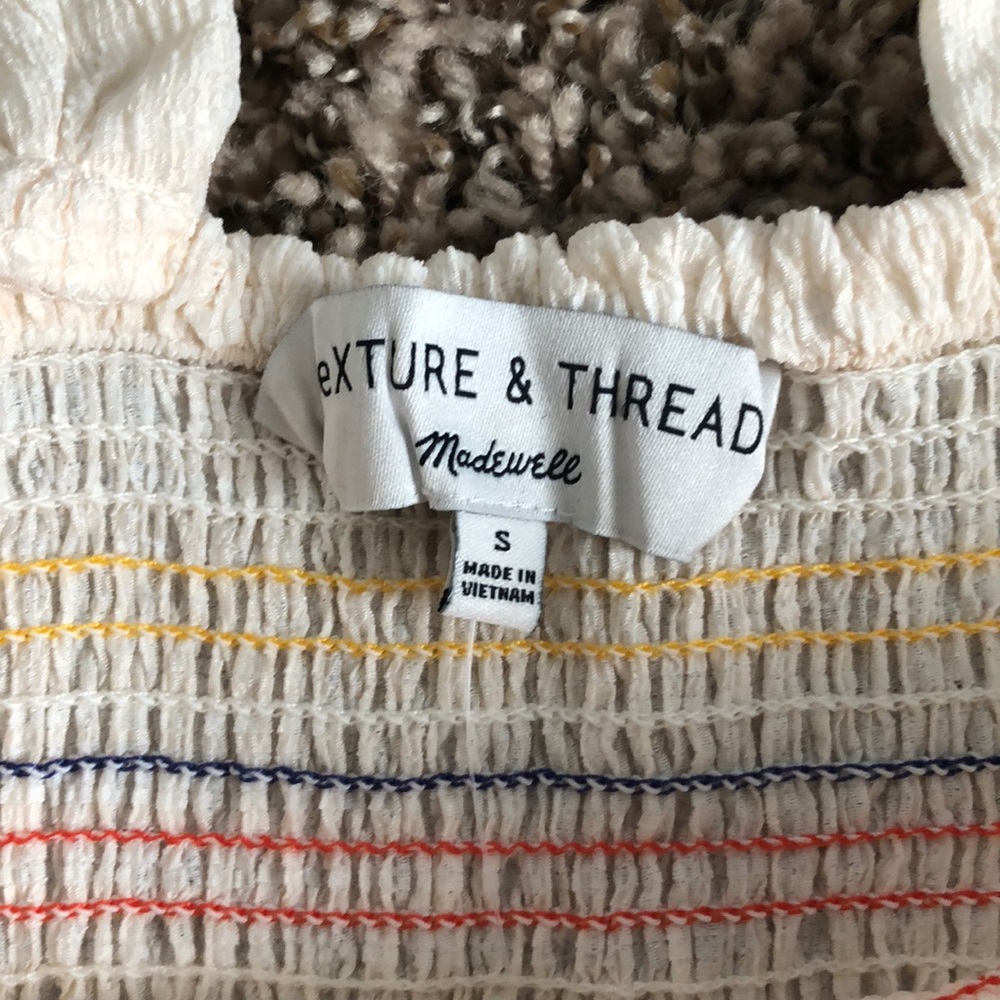 Madewell Texture & Thread Smock Tank - Picture 5 of 7